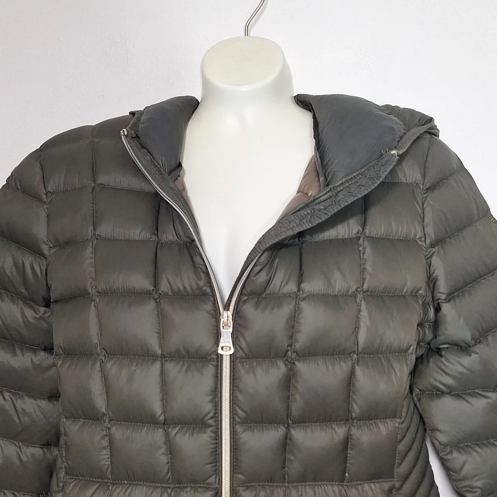 Calvin Klein Puffer Coat Packable Olive - Picture 3 of 11